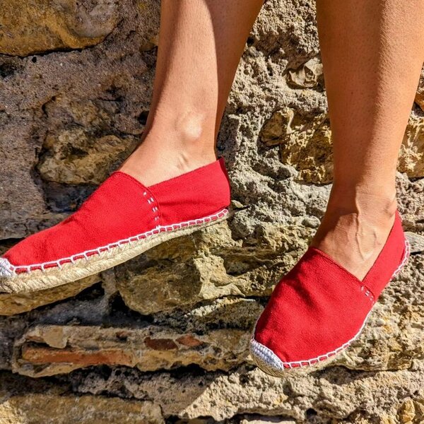 Espadrille rouge