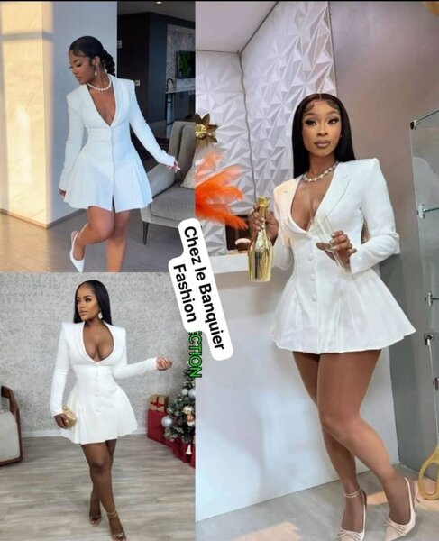 Robe Blazer Élegante Femme