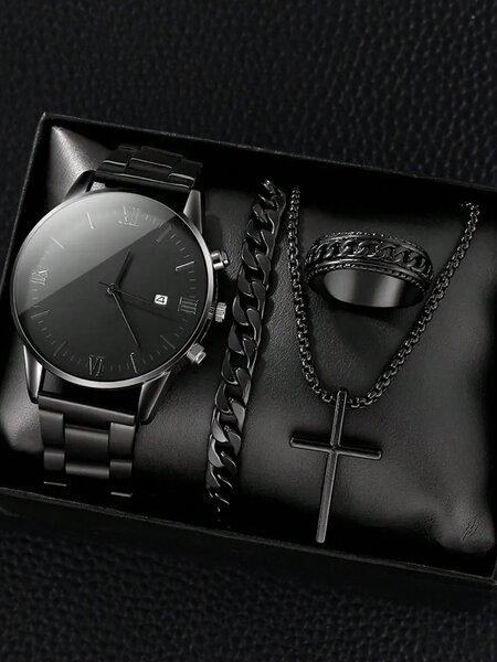 Montre Bracelet et Collier Homme