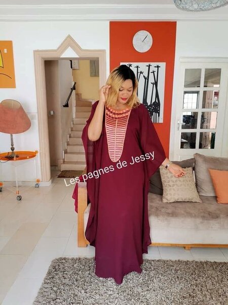Robe Caftan Élégante Femme