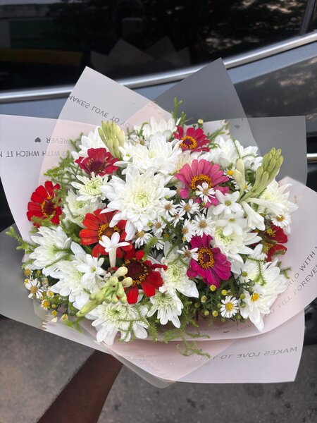 Bouquet de fleurs fraîches