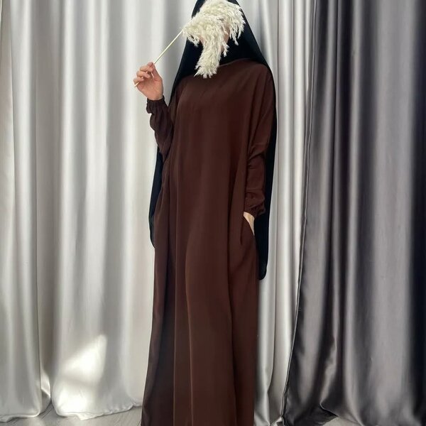 Широкое платье «Абая»+ никаб на завязке