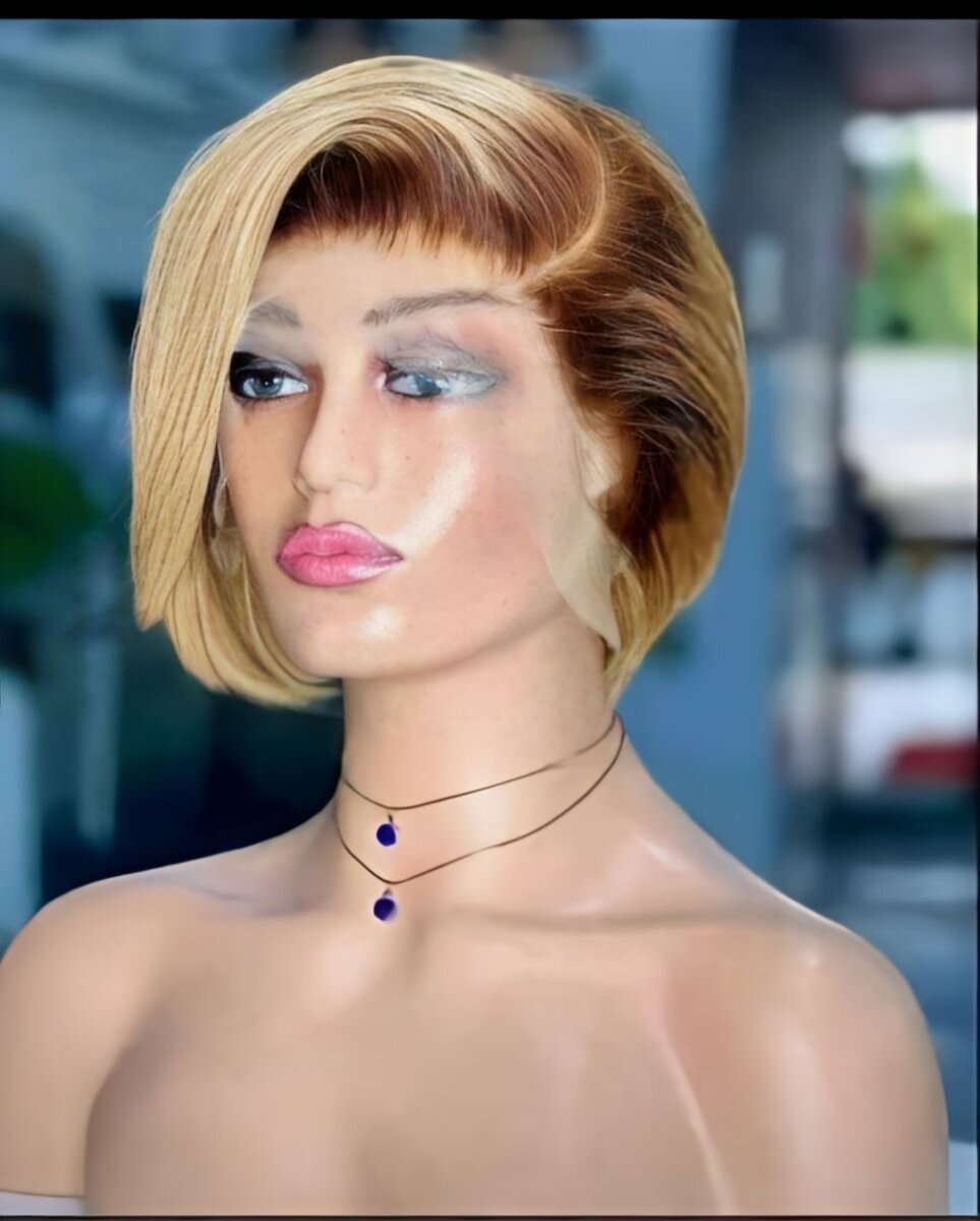 Synthetic helf wigs