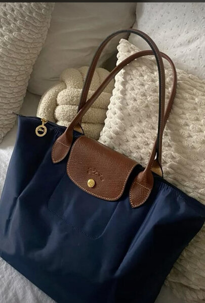 Long champ femme bleu nuit