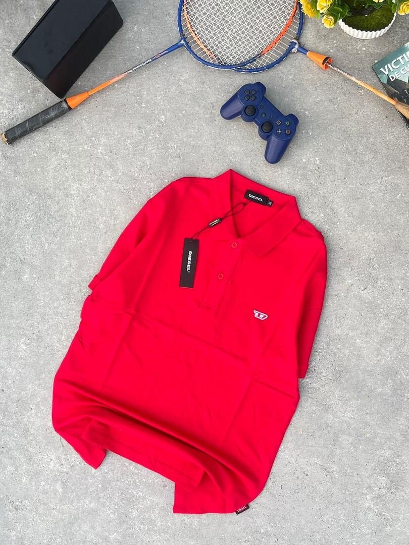 Polo Rouge Homme Sport
