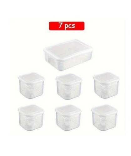 Boîtes Hermétiques Alimentaires 7pcs