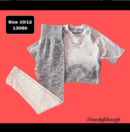 top and leggings gray