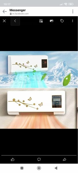 Mini chauffage et refroidisseur.