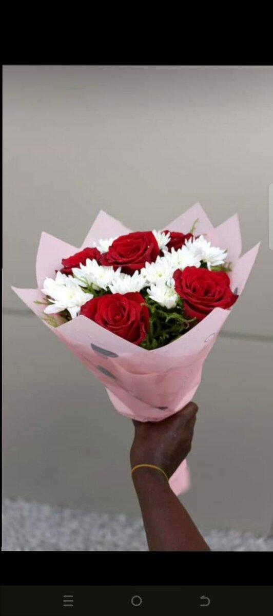 Bouquet élégant de roses rouges