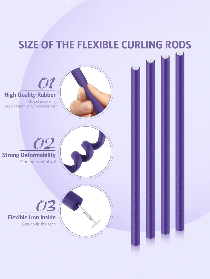 Bigoudis flexibles pour cheveu