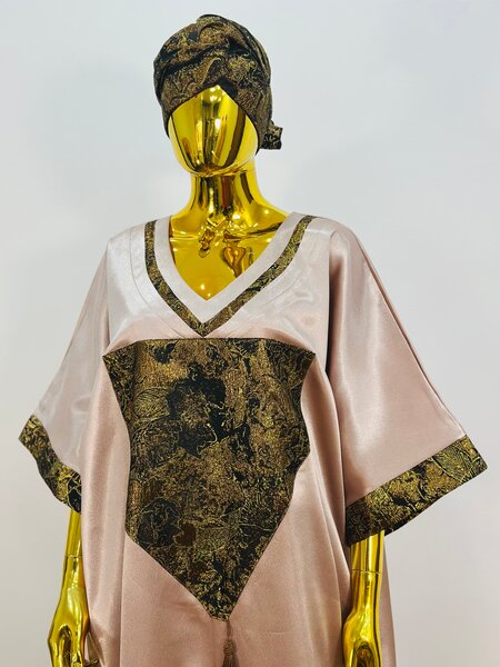 Robe Caftan Élegante Satin