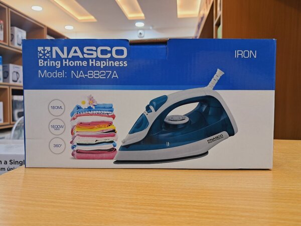 The New Nasco steam iron