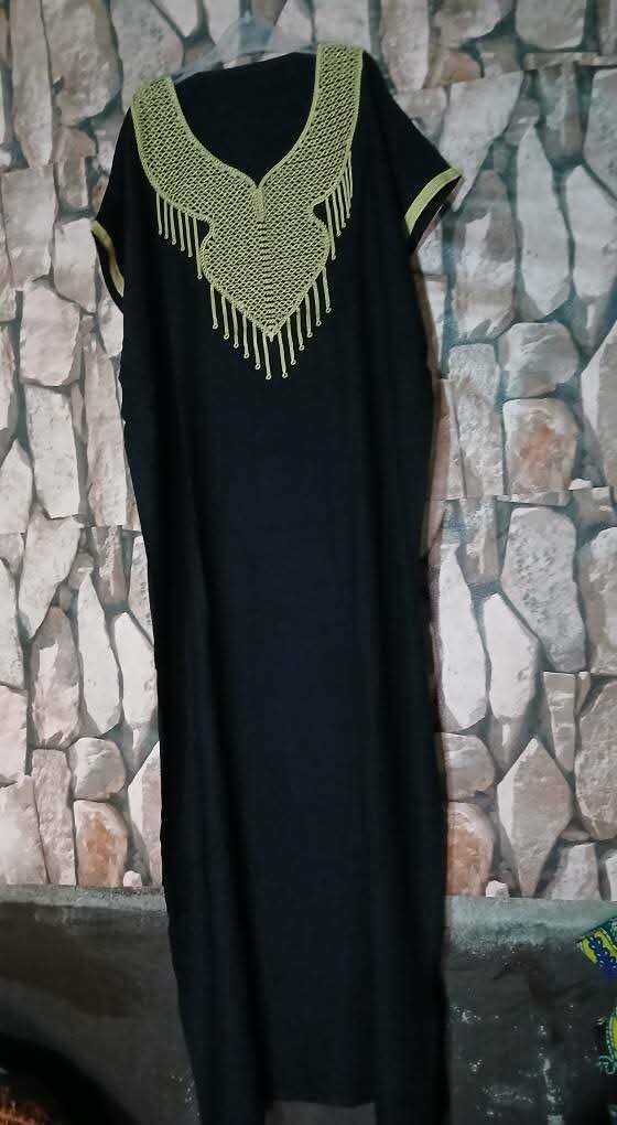 Boubou marocain coton glacé