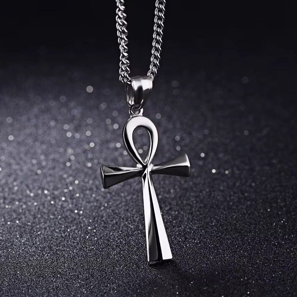Collier Pendentif Ankh Style Égyptien