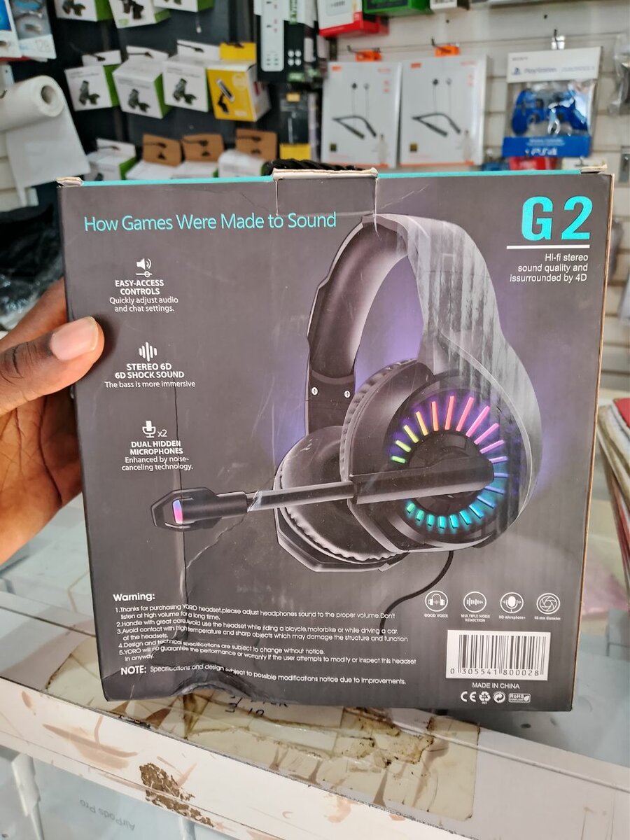 Headset with micro