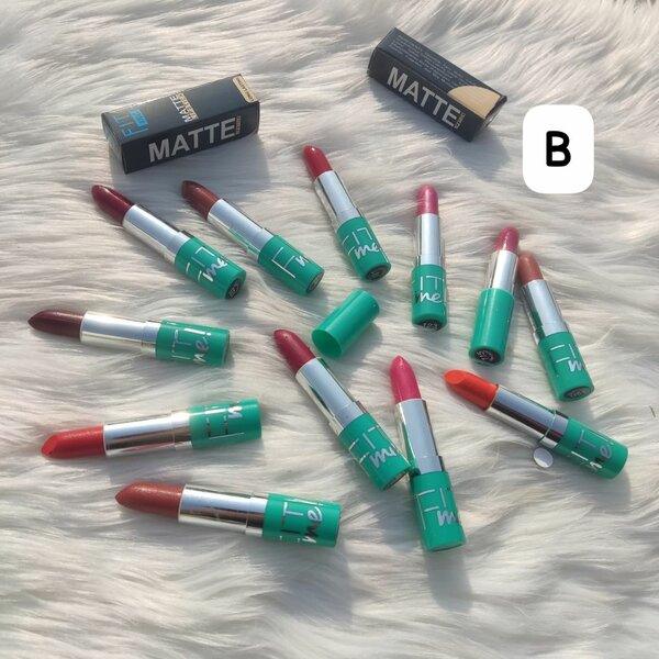 Matte Lipstick  Pack of 12 (Single Packing)