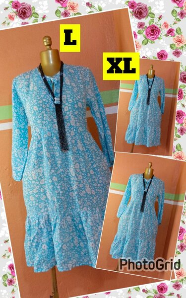 Robe longue fleurie boho