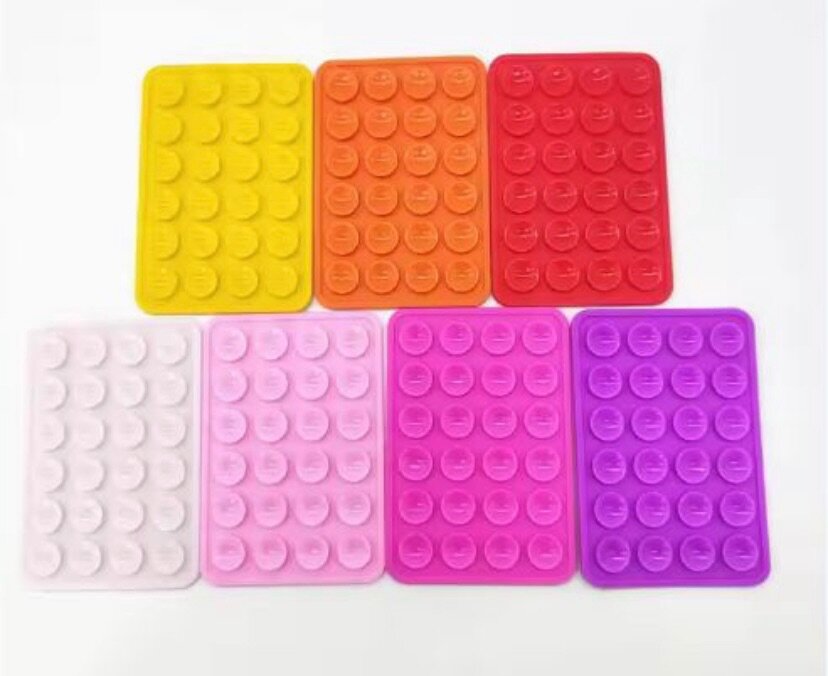 Silicon suction phone grips