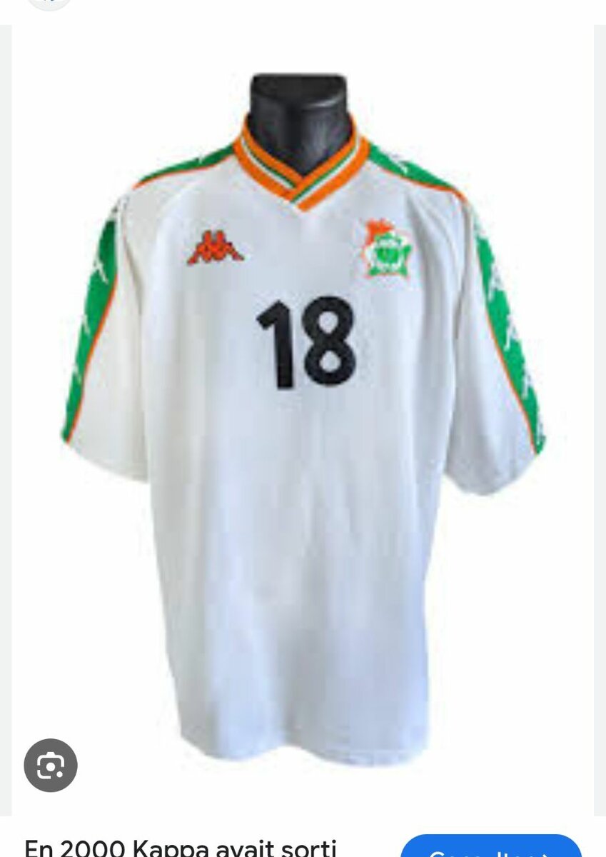 Maillot Côte d'Ivoire Kappa