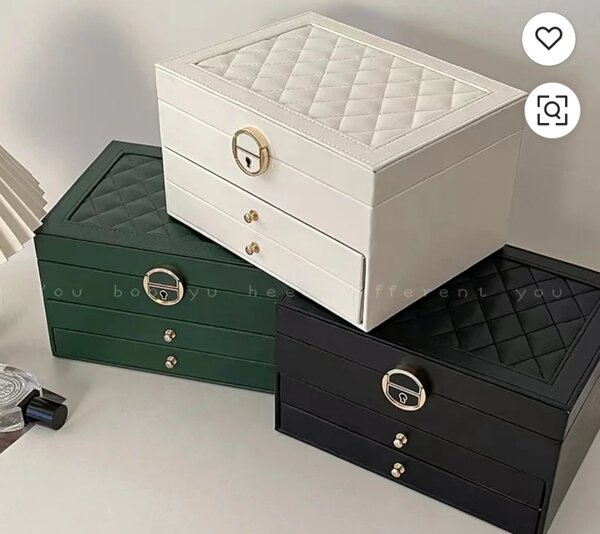 Boîte à bijoux élégante