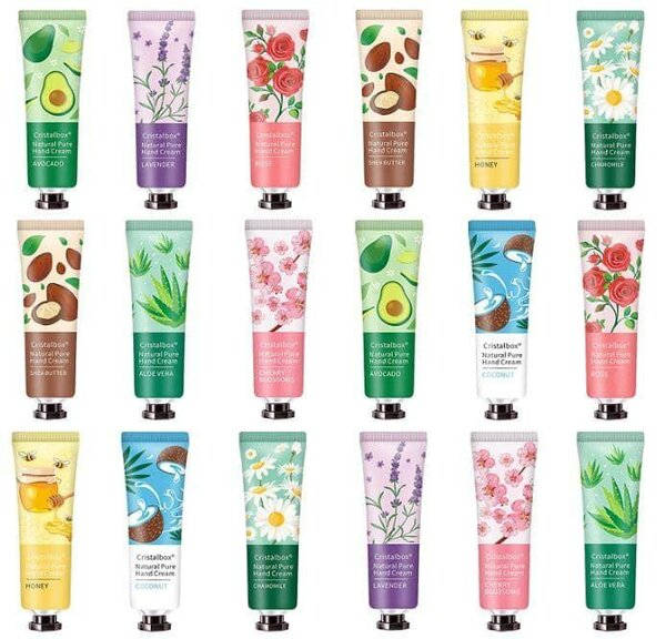 Crèmes pour les mains parfumées