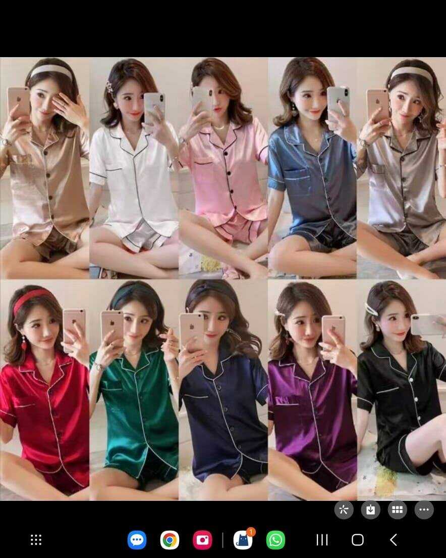 Women's silk nightwears
