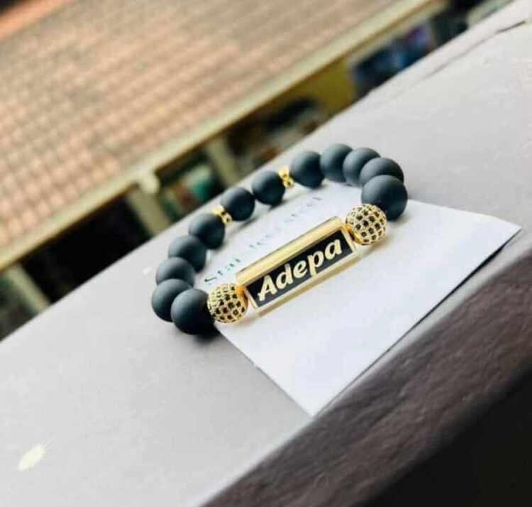 Customised wrist bead