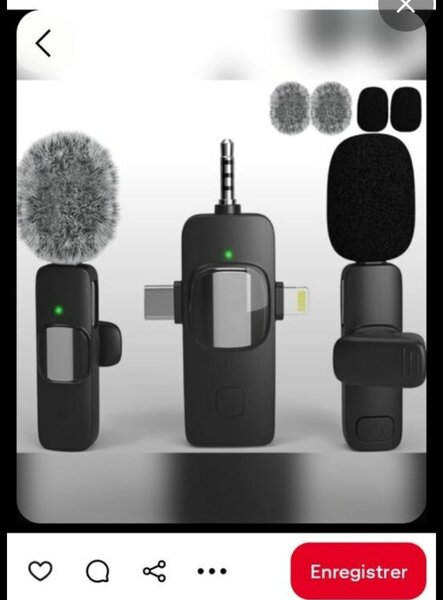 Microphone sans fil mobile