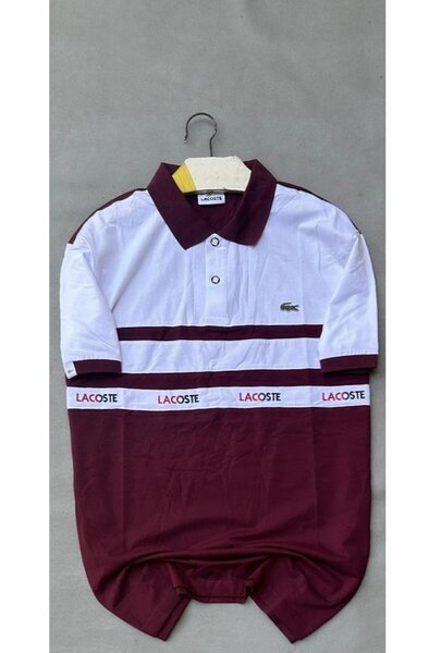 Polo en coton glacé