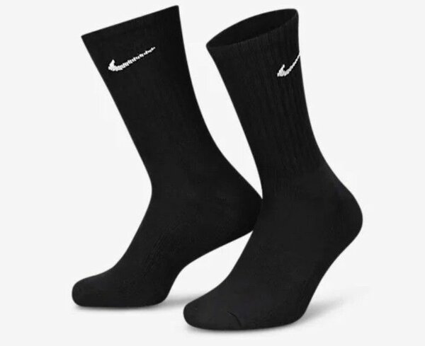 Chaussettes noires sport unisexes