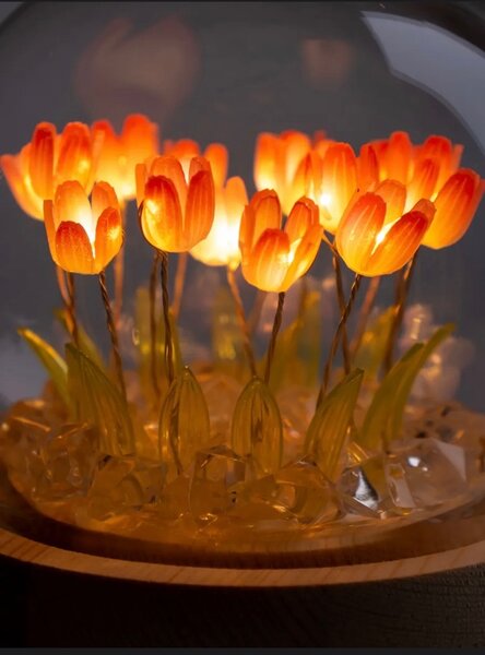 Ночник: Цветы в куполе