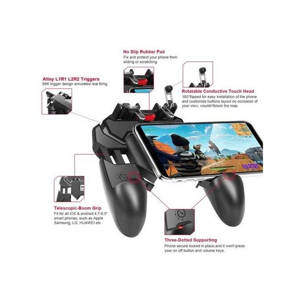 Manette avec gâchette pour jeux mobile ( Free fire Pubg COD)