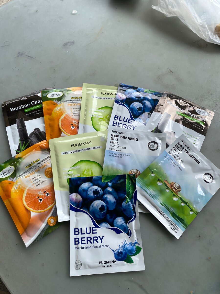 Masques Visage Hydratants Fruits