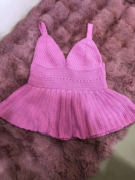 Top en crochet pour femme