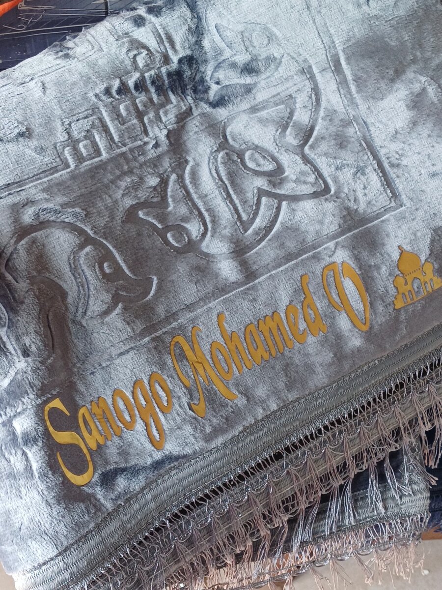 Tapis de prière personnalisé