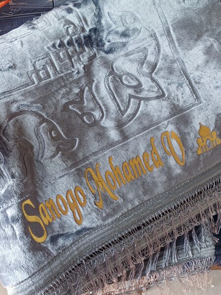 Tapis de prière personnalisé