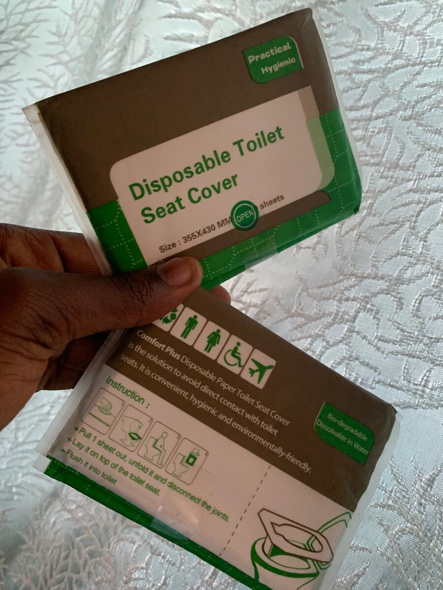 Disposable toilet seat cover