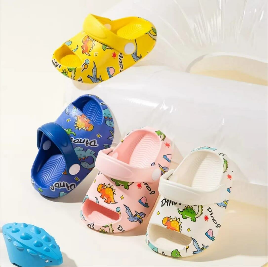 Chaussons Enfant Dino Colorés