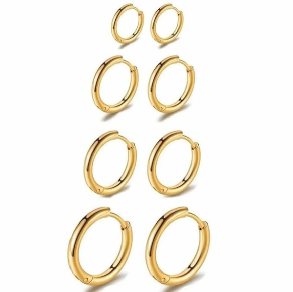 Hoops and men's studs