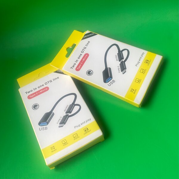 Câble OTG 2 en 1 USB
