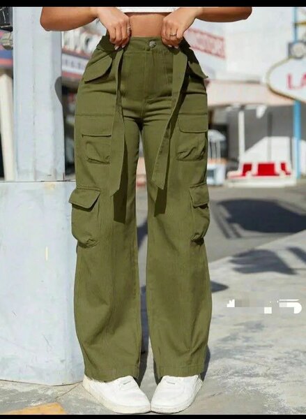 Pantalon cargo femme tendance