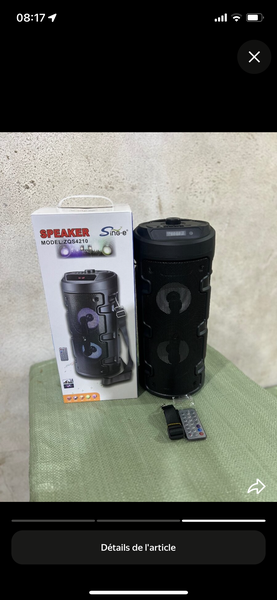 Enceinte Bluetooth LED