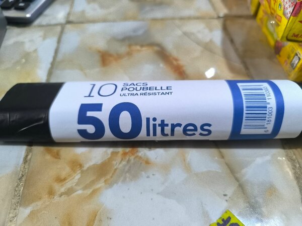 Sacs Poubelle 50L Ultra Résistants