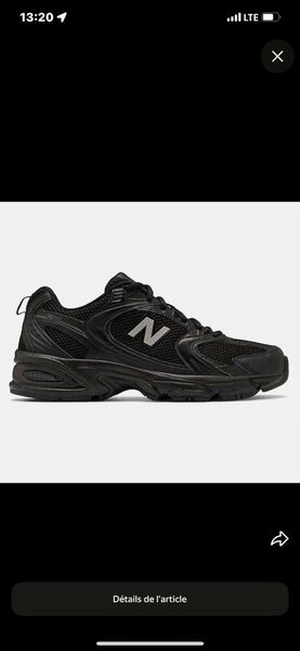 Chaussures de sport noires