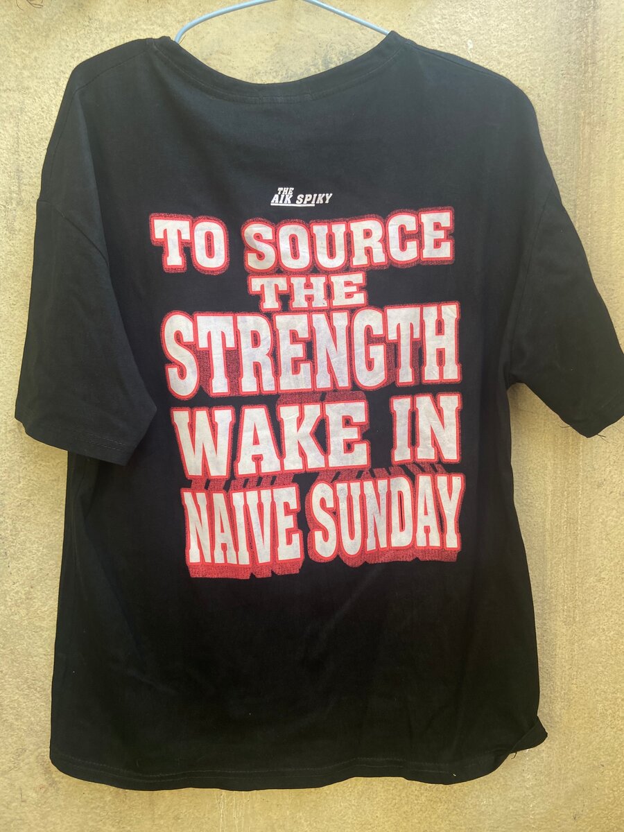 T-shirt graphique noir