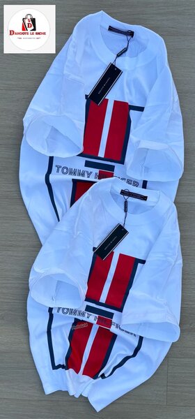 T-shirts blancs Tommy