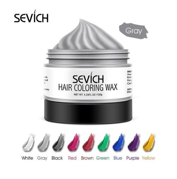Sevich Temporary 10 Colors Hair Wax Dye Styling Pomade Blue