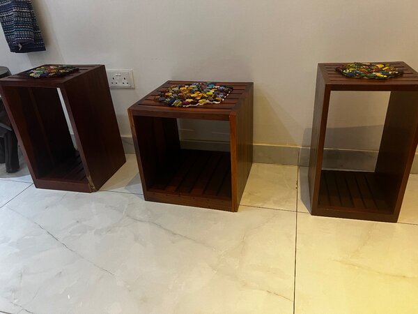 Wooden side tables