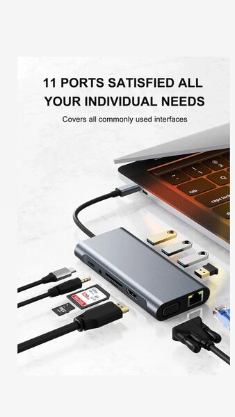 TYPE C 11 in 1 Multidock