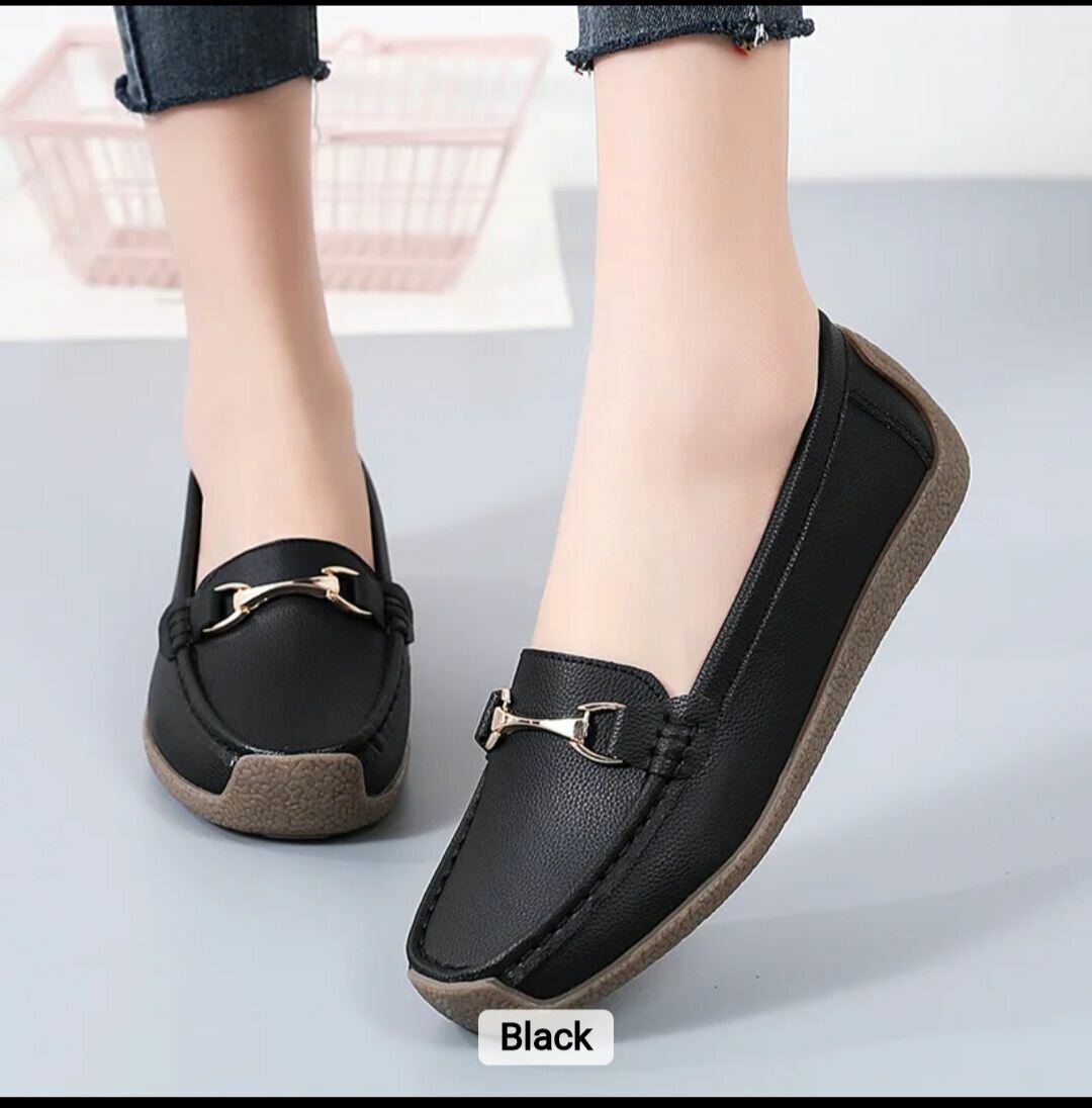 Geniune leather moccasins shoes